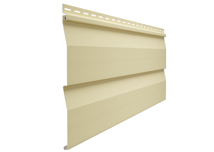 Виниловый сайдинг «КОРАБЕЛЬНЫЙ БРУС» (D4.5D), STANDARD (Банан)