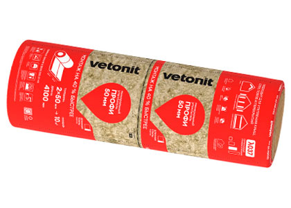 Vetonit ПРОФИ Твин, 50 мм (4 рулона)