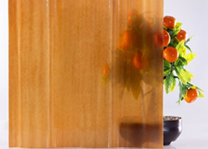 Композитный лист COMPOGLASS КРИСТАЛЛ С-20, бронзовый RAL 7032, 1150х2000