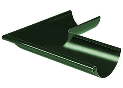 Угол желоба наружный 90° МП Foramina PUR D125 (RAL 6005)