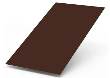 Лист плоский, 0.45 мм 1250x2500 (Полиэстер RAL 8017)