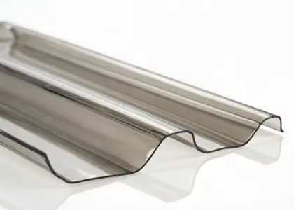 Композитный лист COMPOGLASS КРИСТАЛЛ С-20, бронзовый RAL 7032, 1150х2000