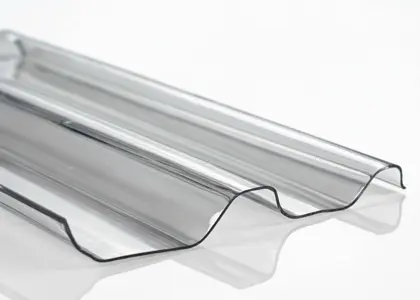 Композитный лист COMPOGLASS КРИСТАЛЛ С-20, cерый RAL 7024, 1150х2000