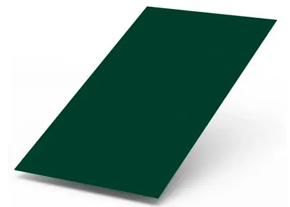 Лист плоский, 0.4 мм 1250x2500 (Полиэстер RAL 6005)