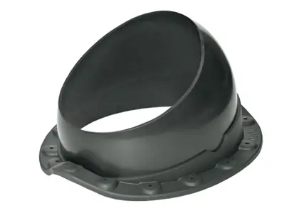Проходной элемент KROVENT Base-VT Wave 125/150 (Черный)
